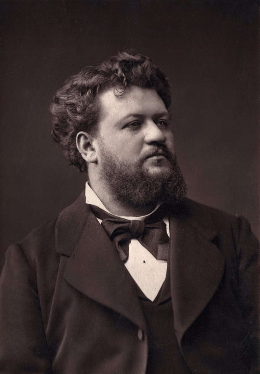 Retrato de Jean Lassalle (1847-1909), barítono francês. Fotoglyptie Goupil. Fotografia do final do século XIX, de Pierre-Pepetit. de Pierre Petit
