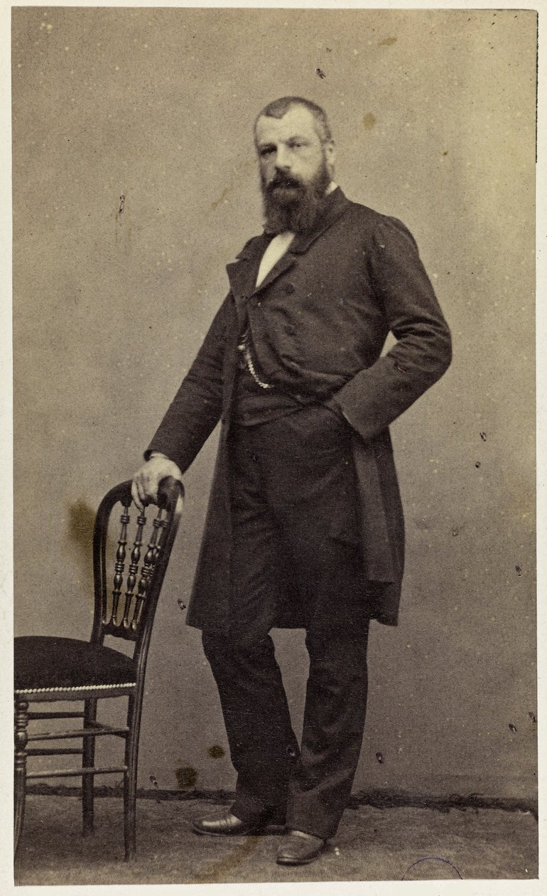 Retrato do Compositor Edmond Membro 1820-1882. de Pierre Petit