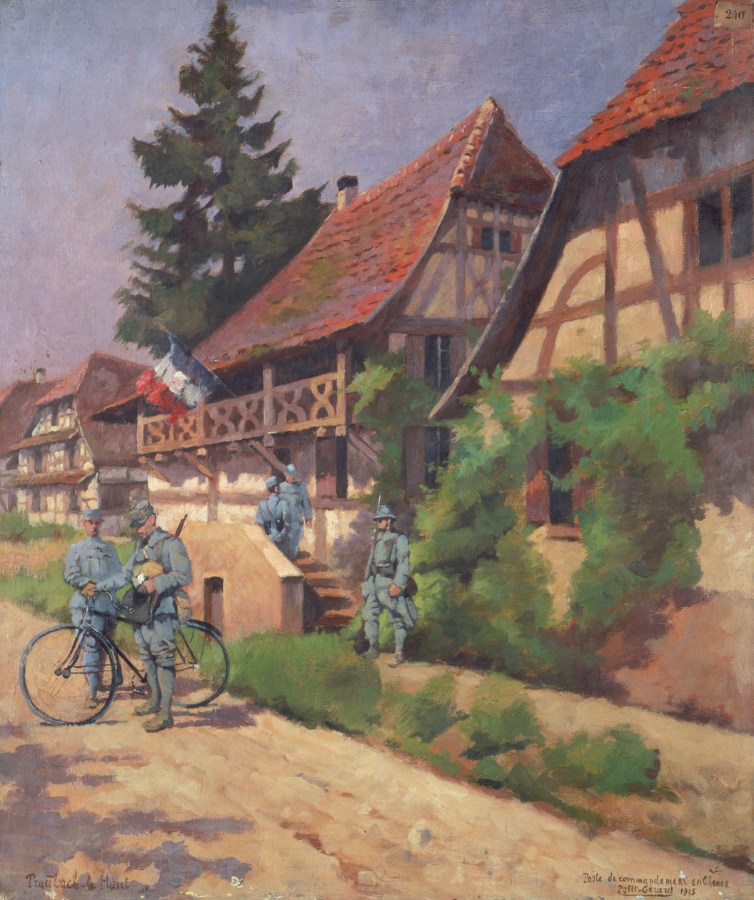 Posto de comando francês na Alsácia de Pierre Petit Gerard