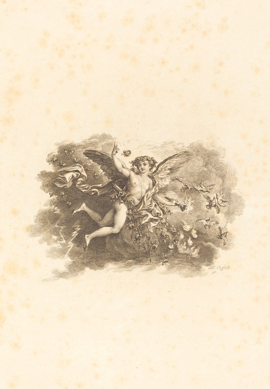 Fleuron para as páginas de título de Pierre Philippe Choffard