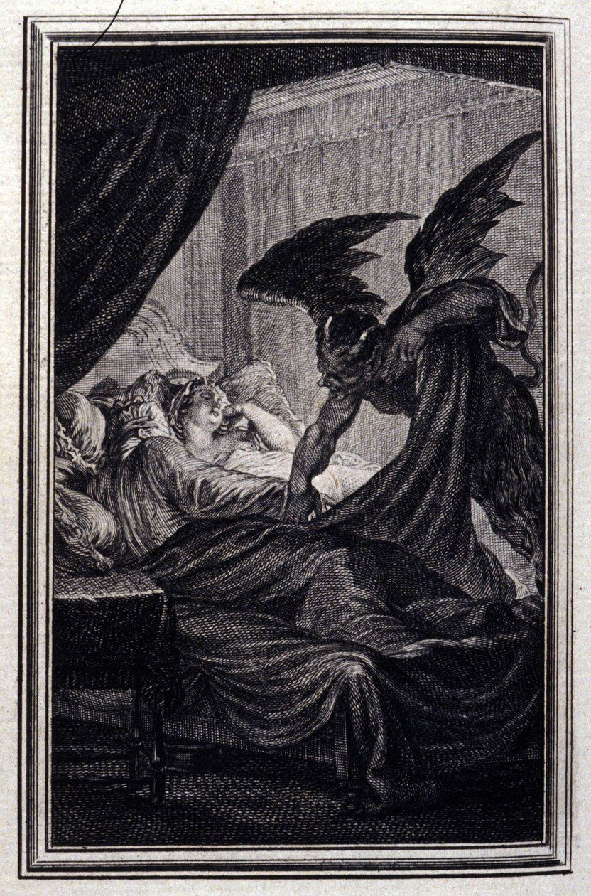 O anel de Hans Carvel - em "Contos e contos em verso", de Jean La Fontaine. 1776. Ilustração de P.P. Choffard. de Pierre Philippe Choffard