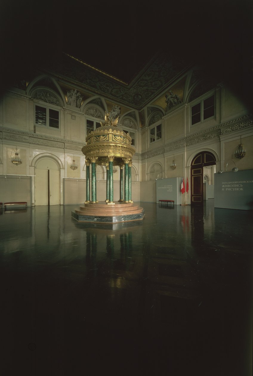 Modelo de um templo rotunda de Pierre Philippe Thomire