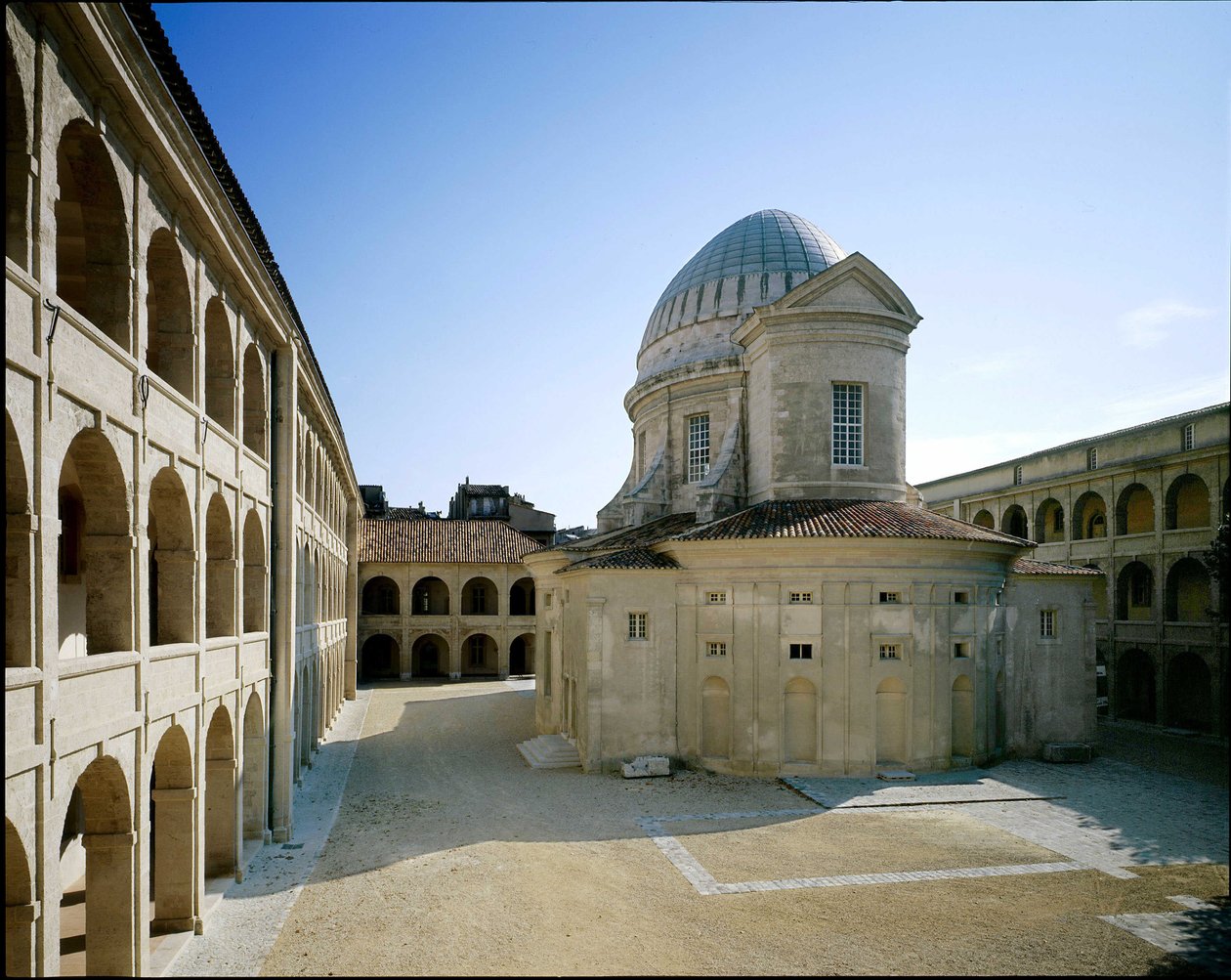 Igreja de La Vieille Charite, Mosteiro de Marselha, França. Arquitectura barroca, por Pierre Puget de Pierre Puget