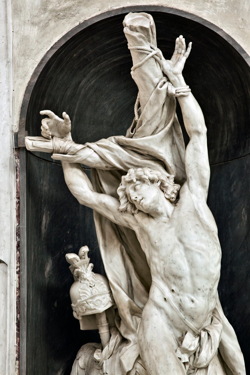 São Sebastião, detalhe (Escultura de Pierre Puget