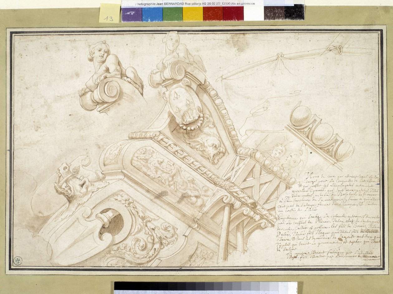 O navio Argos (desenho) de Pierre Puget