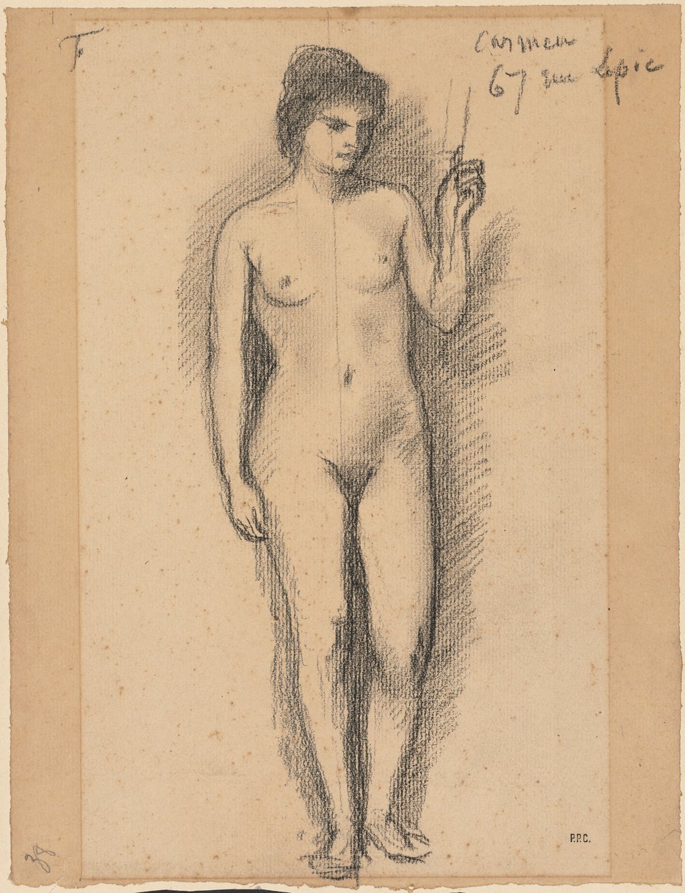 Carmen, última metade do século XIX. de Pierre Puvis de Chavannes