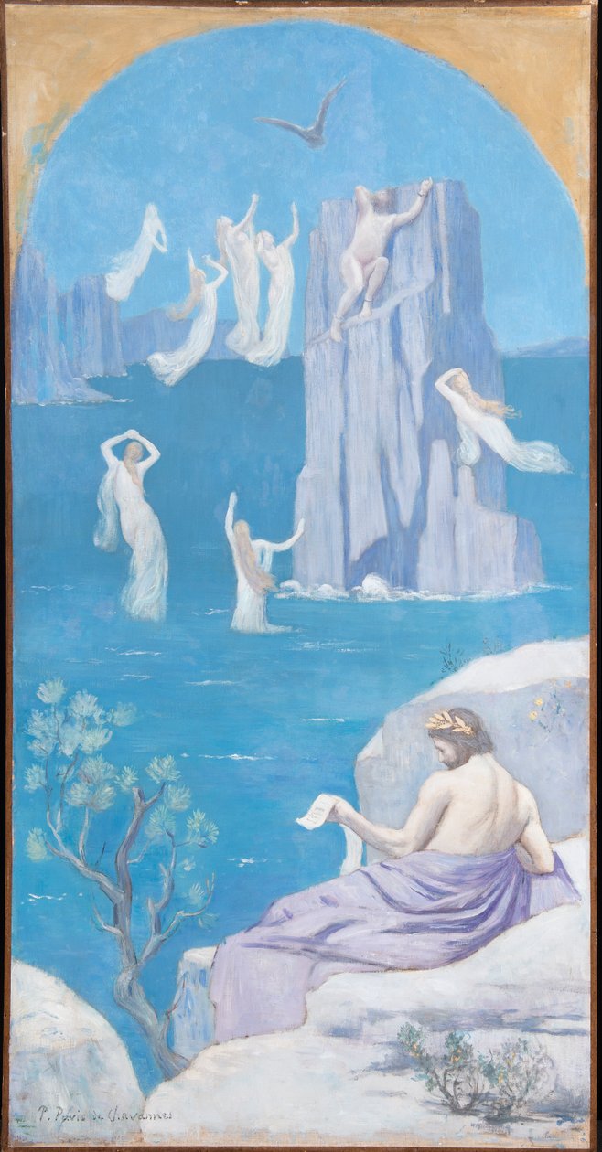 Poesia Dramática (Ésquilo) de Pierre Puvis de Chavannes