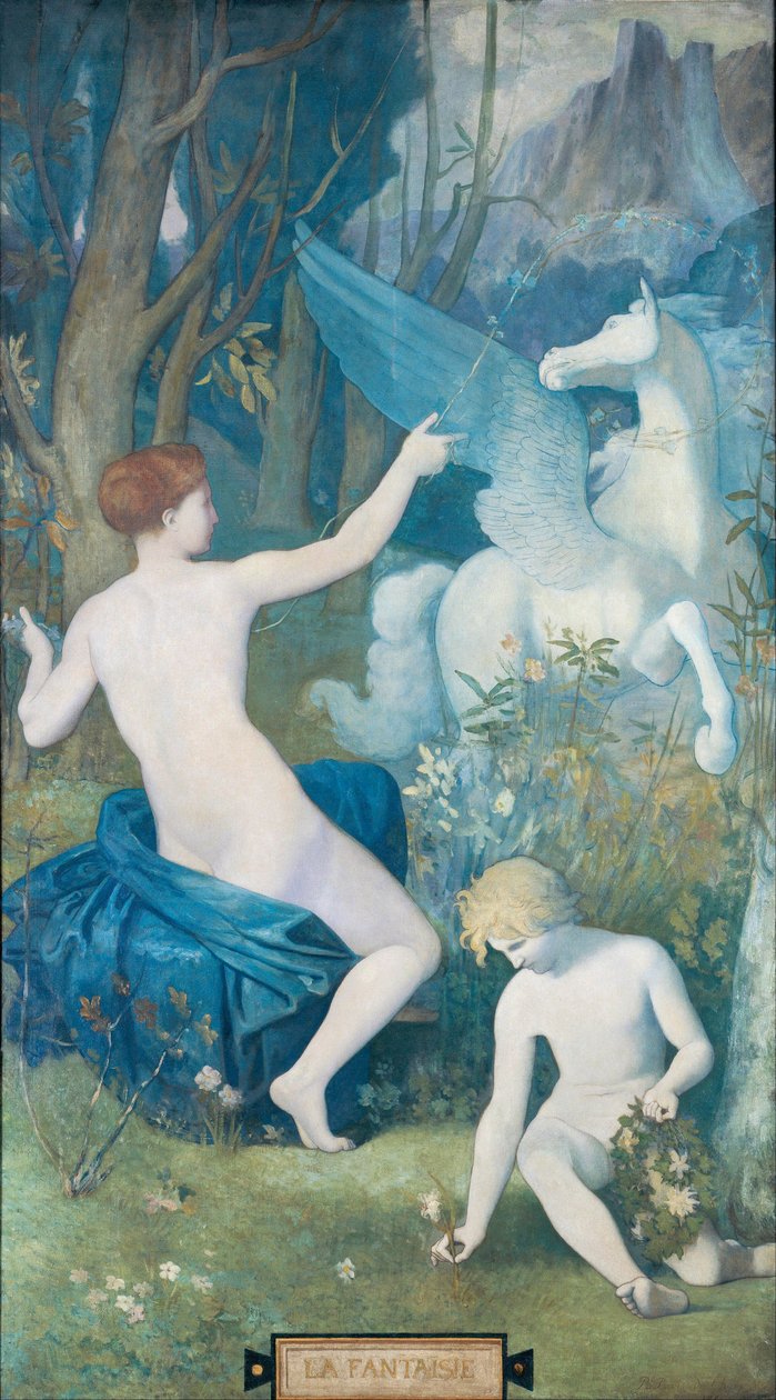 Fantasia de Puvis de Chavannes, Pierre Cecil (1824-1898) de Pierre Puvis de Chavannes