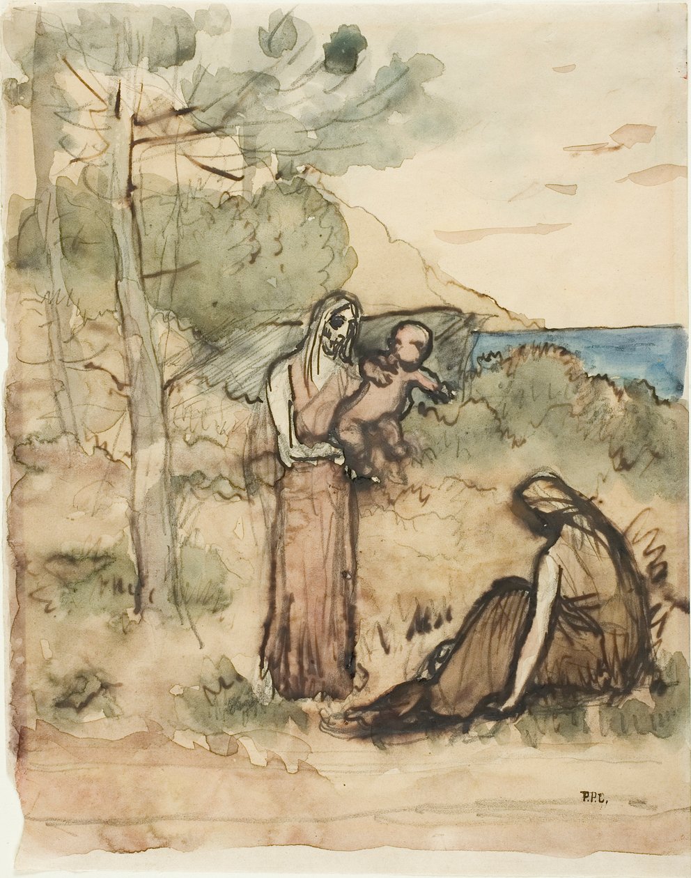 Família de pescadores de Pierre Puvis de Chavannes