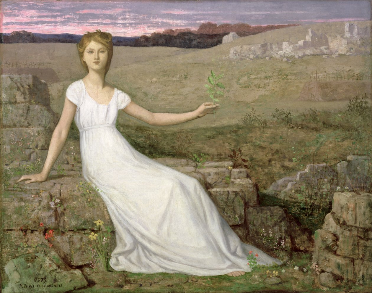 Esperança, 1872 (ver 83731) de Pierre Puvis de Chavannes