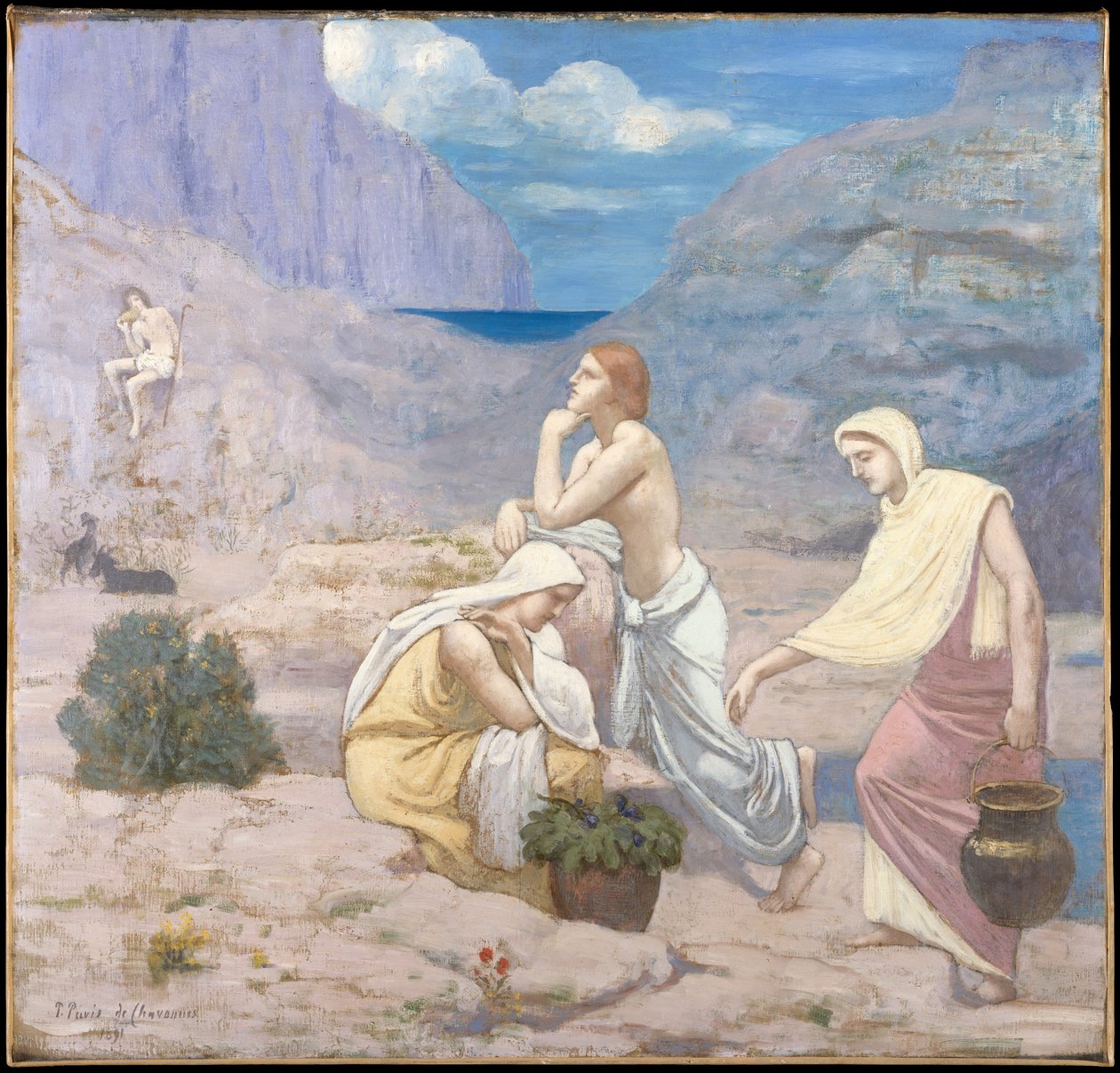 A Canção do Pastor de Pierre Puvis de Chavannes