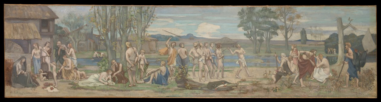 Ludus pro patria (Jogos patrióticos) de Pierre Puvis de Chavannes