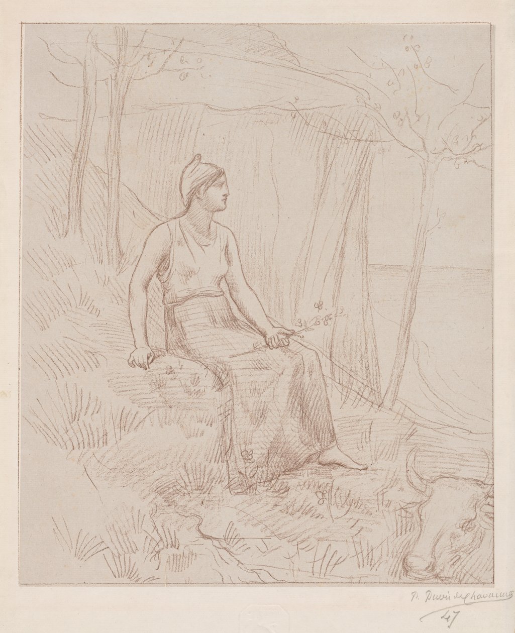 Normandia. de Pierre Puvis de Chavannes