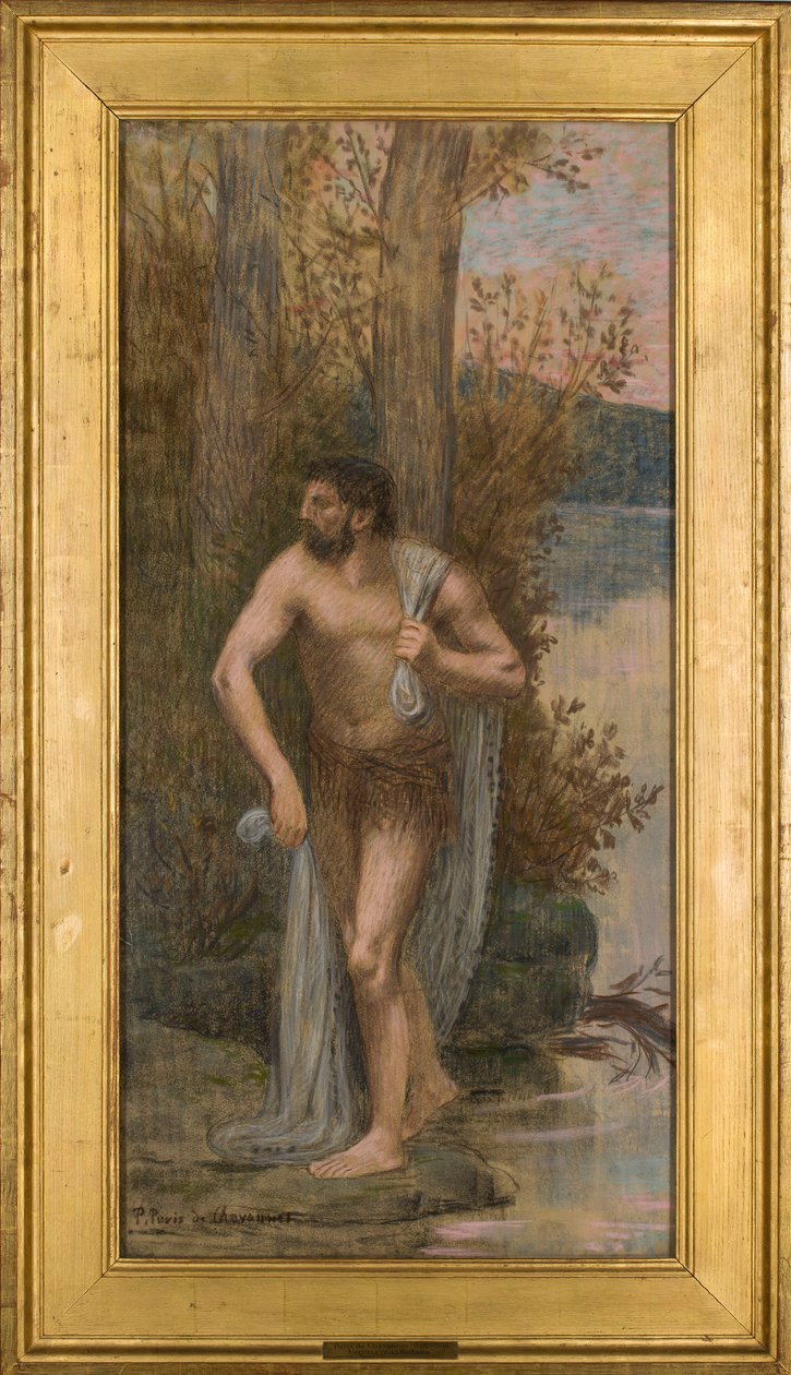 Personificação do Ródano de Pierre Puvis de Chavannes