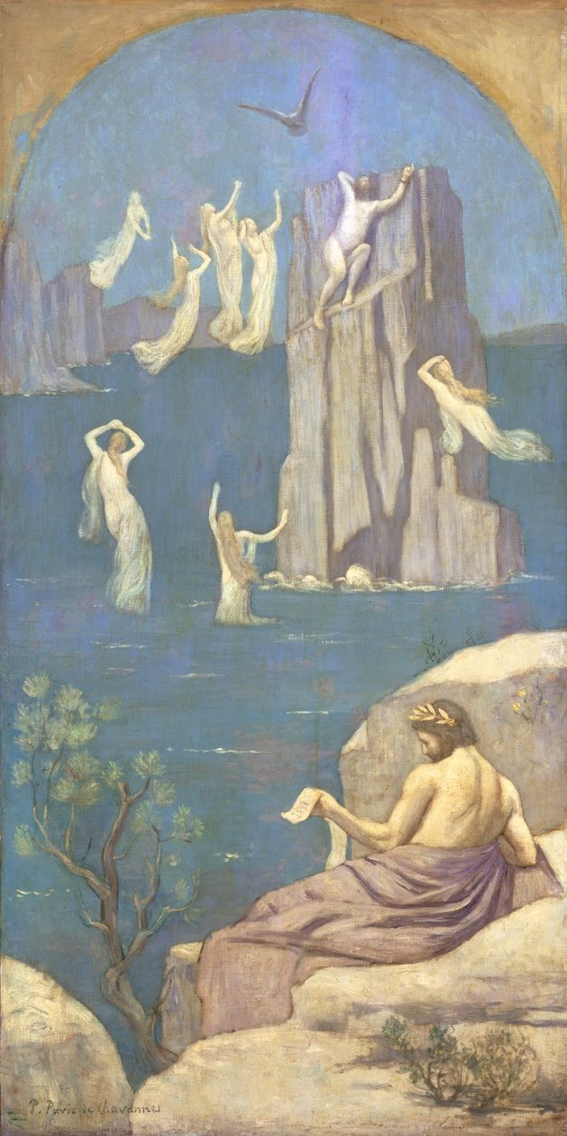 Prometheus (óleo sobre tela) de Pierre Puvis de Chavannes