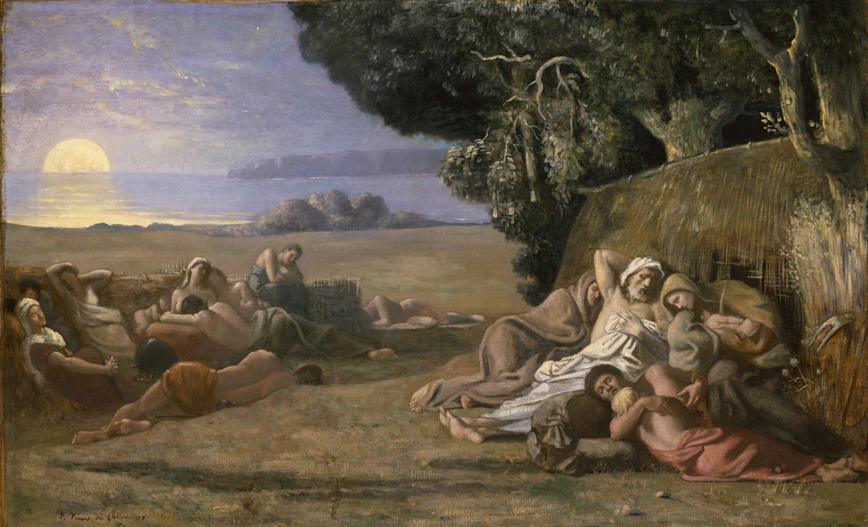 Sono, c.1867-70 de Pierre Puvis de Chavannes