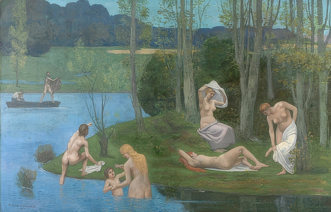 Verão. 1891 de Pierre Puvis de Chavannes