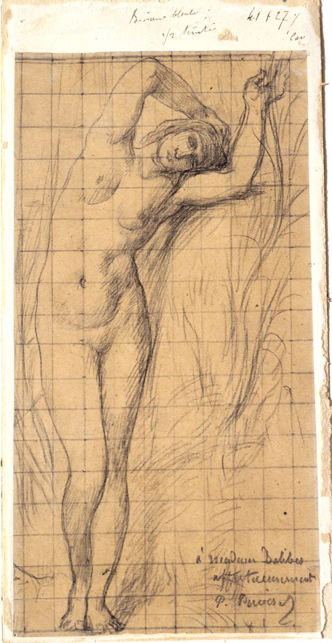Studie für die Figur von "La Saône" de Pierre Puvis de Chavannes