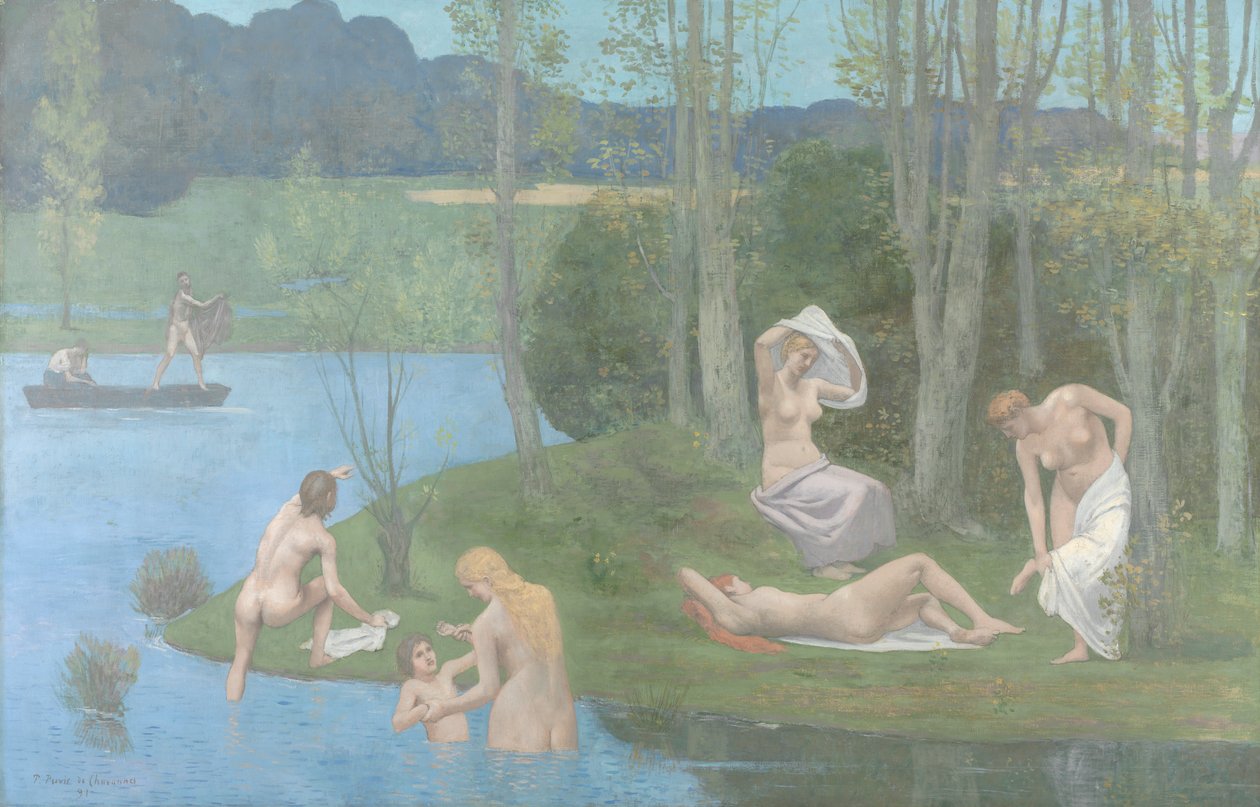 Verão de Pierre Puvis de Chavannes