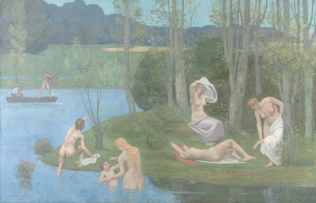 Verão de Pierre Puvis de Chavannes