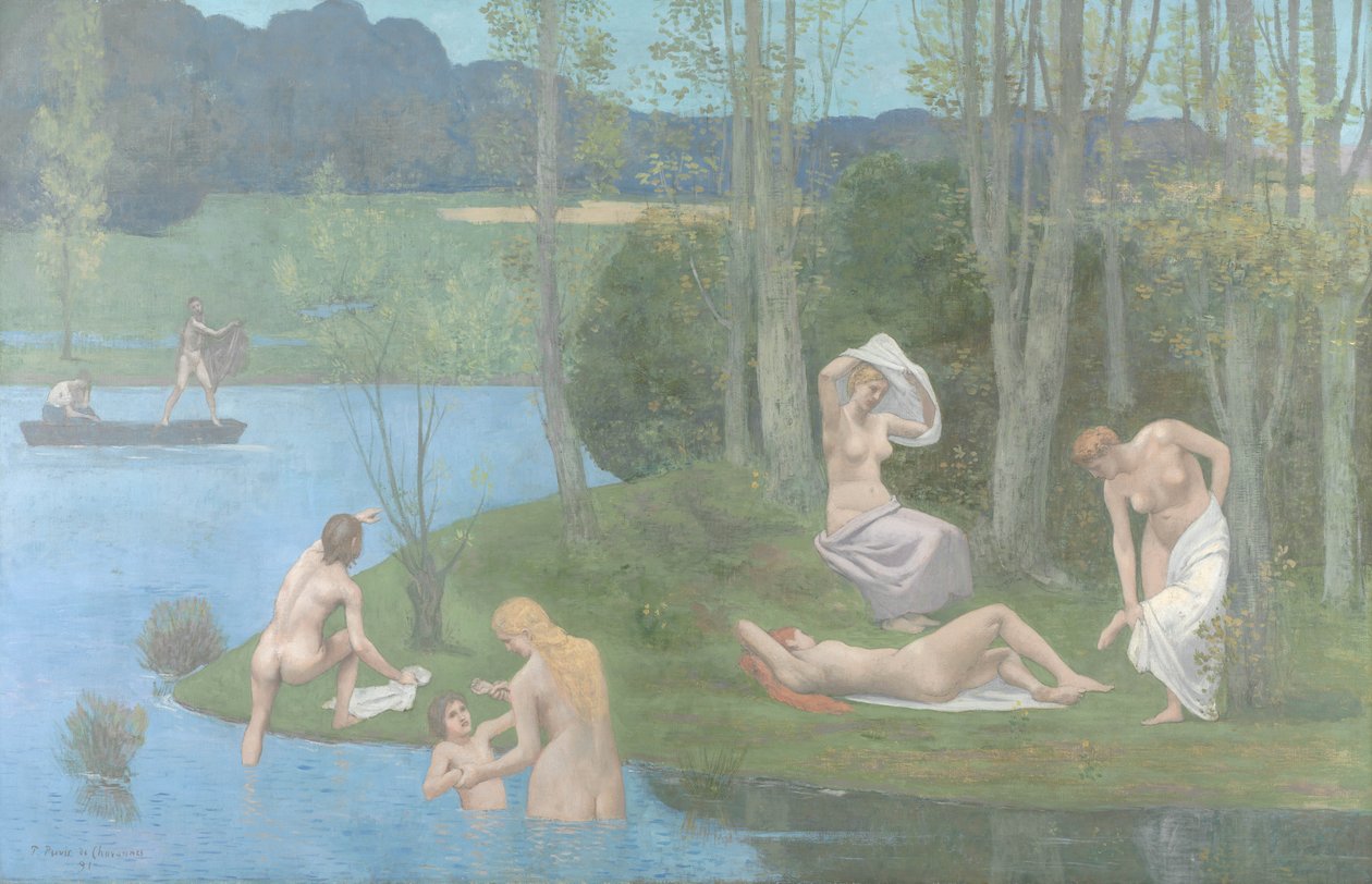 Verão de Pierre Puvis de Chavannes