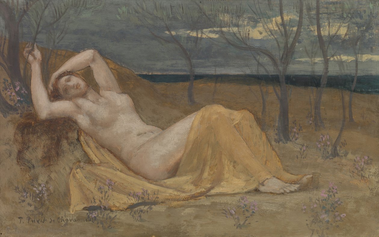 Tamares, c. 1886-87. de Pierre Puvis de Chavannes