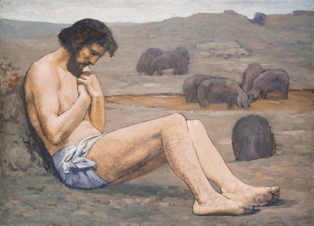 O Filho Pródigo, c. 1879 (óleo sobre linho) de Pierre Puvis de Chavannes