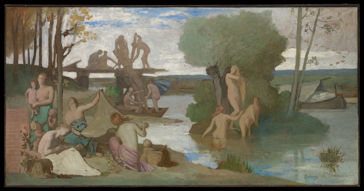 O rio de Pierre Puvis de Chavannes