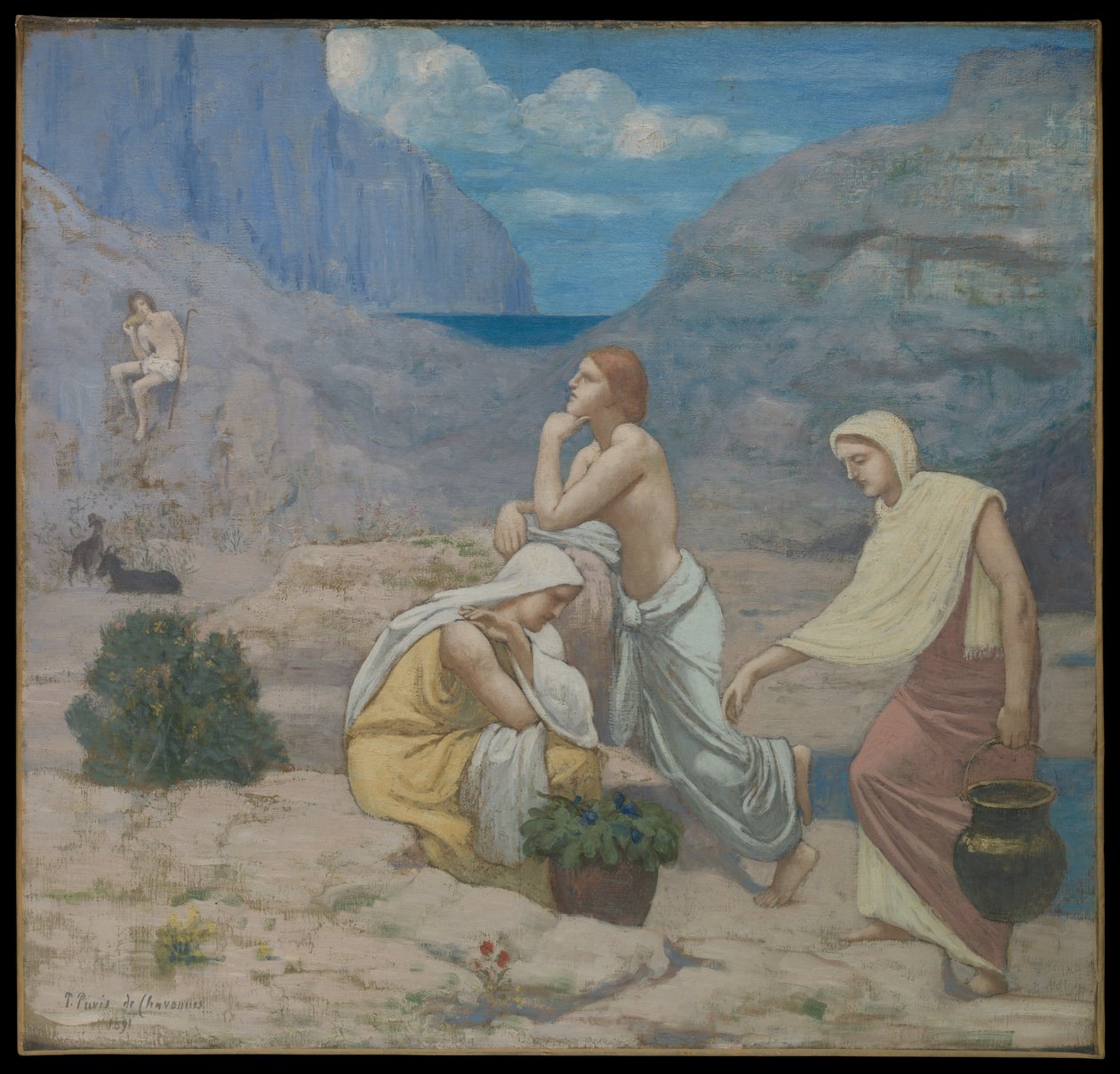 A canção do pastor de Pierre Puvis de Chavannes