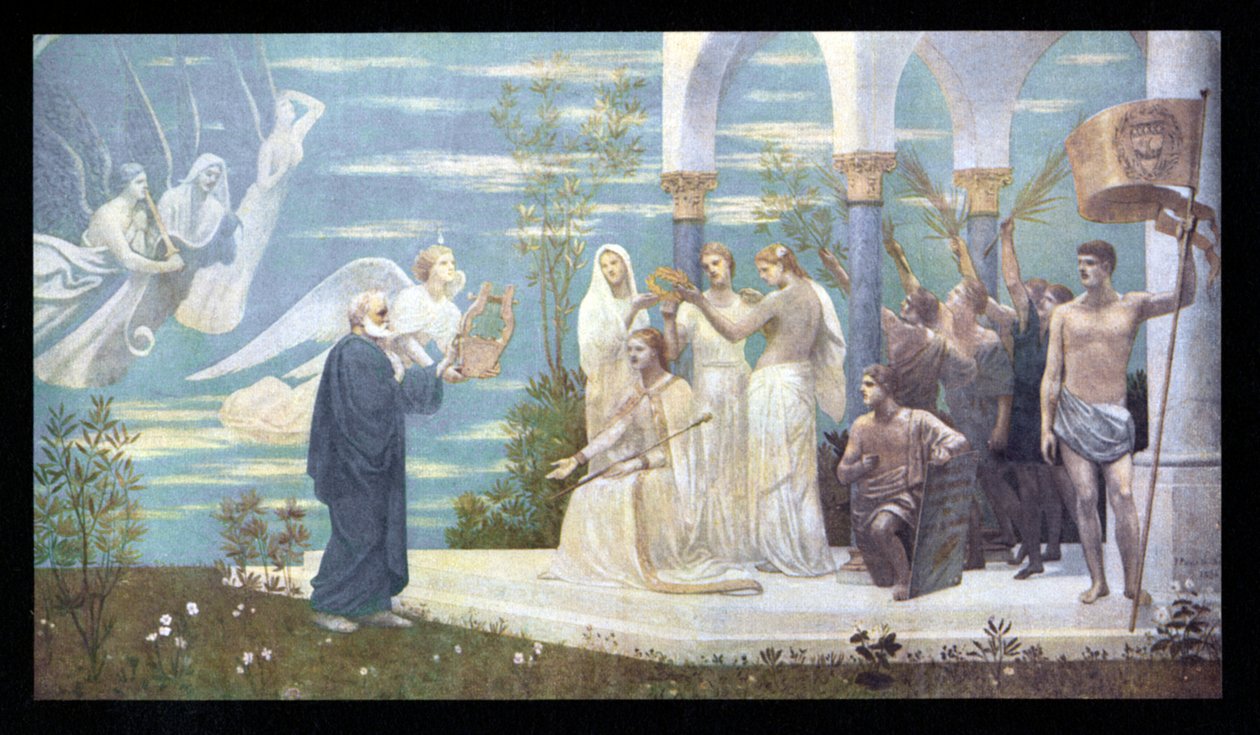 Victor Hugo - retrato de Pierre Puvis de Chavannes