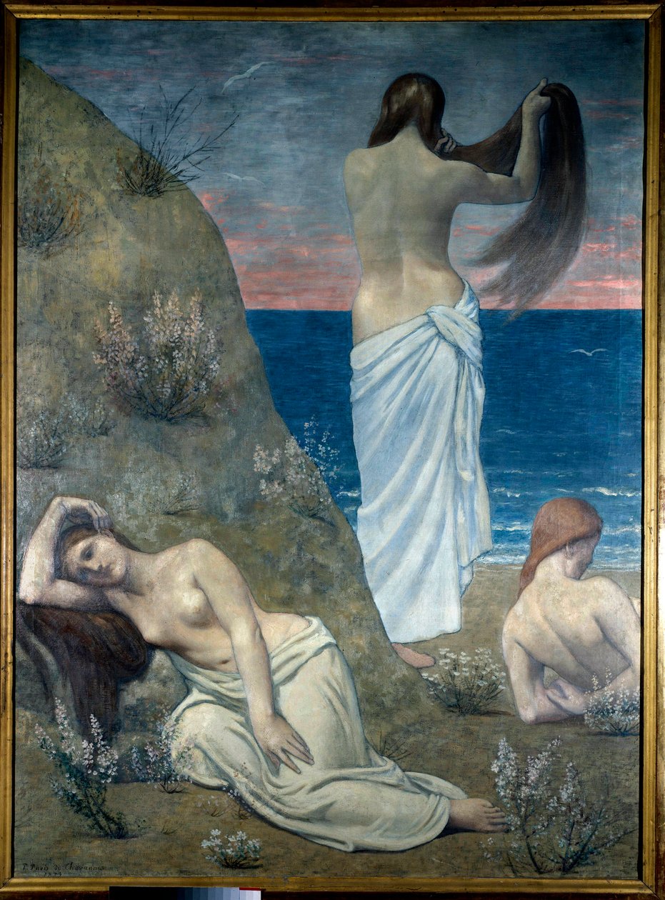 Meninas à beira-mar de Pierre Puvis de Chavannes