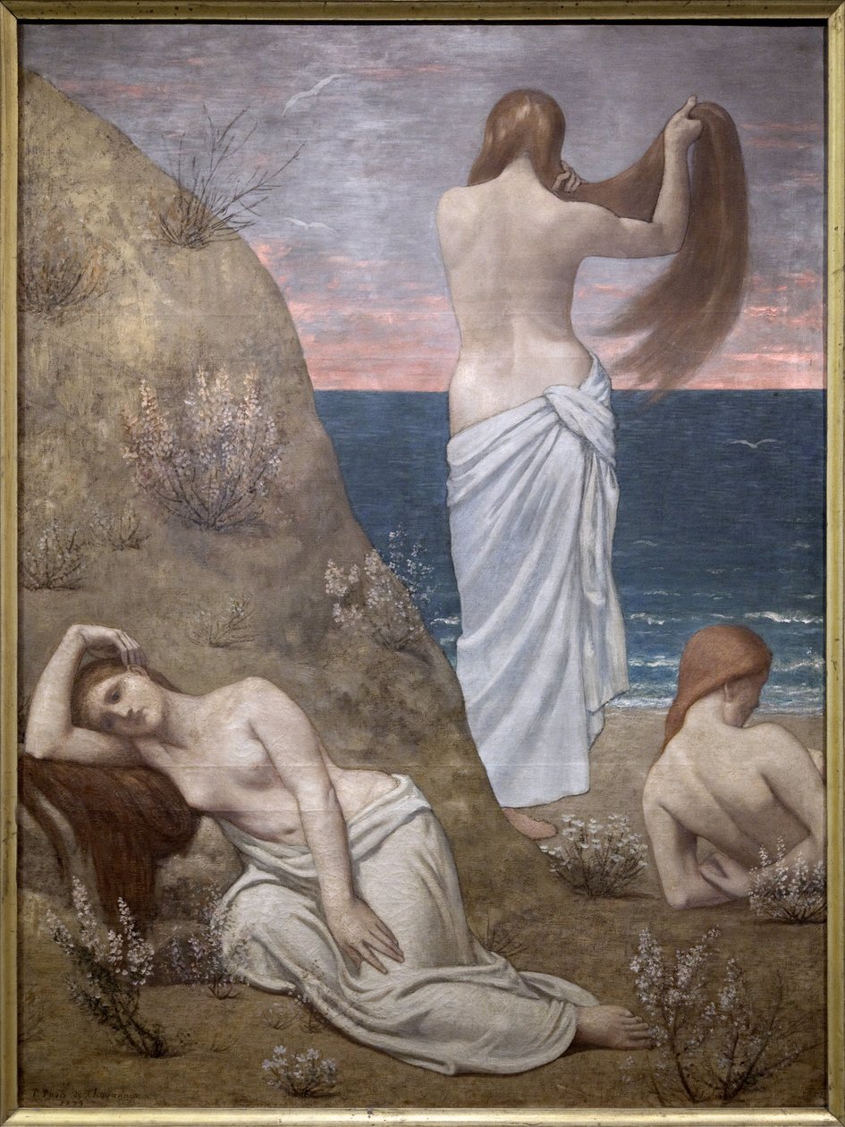 Meninas à beira-mar de Pierre Puvis de Chavannes