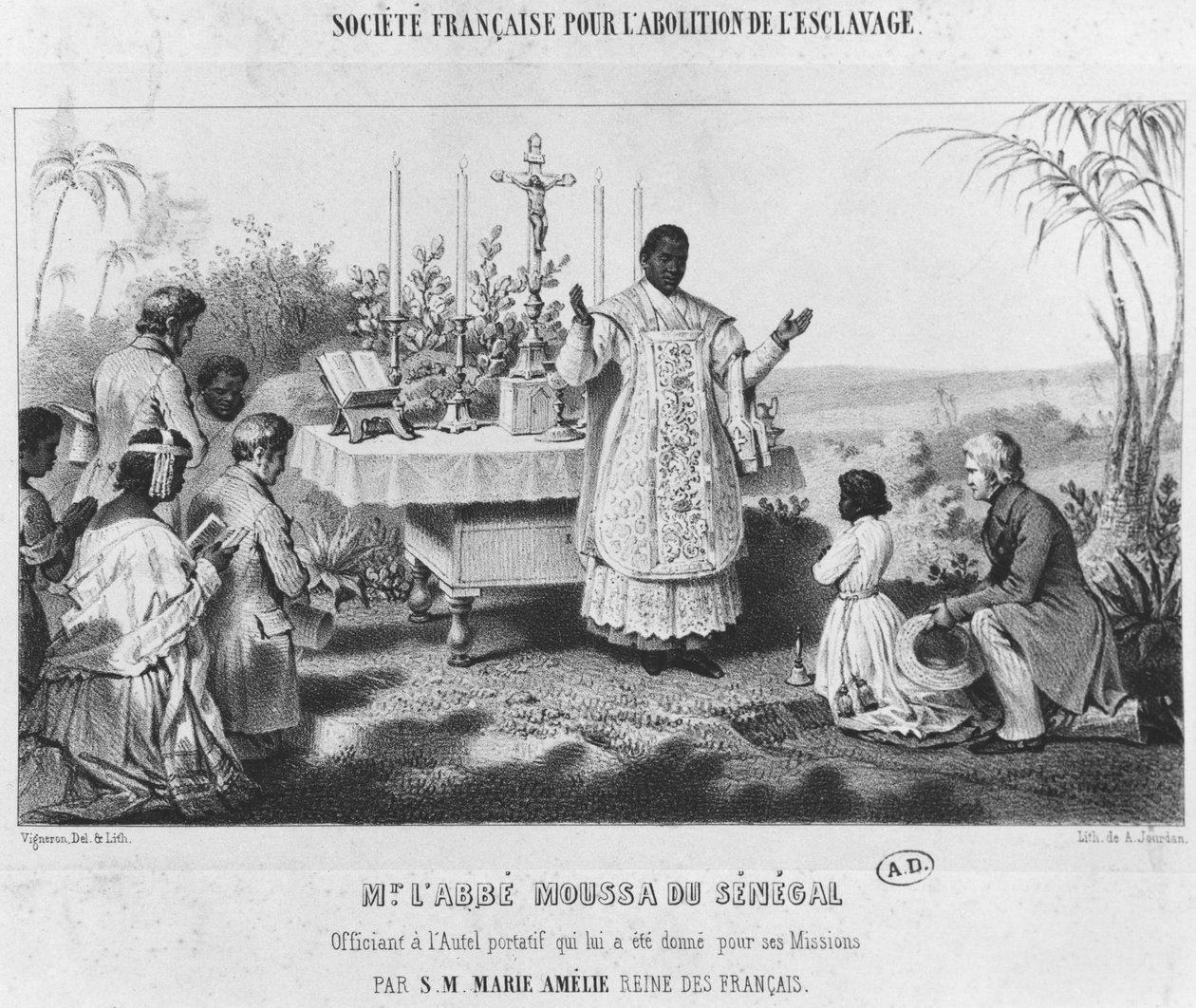 Abade Moussa, Senegal, c.1840 de Pierre Roch Vigneron