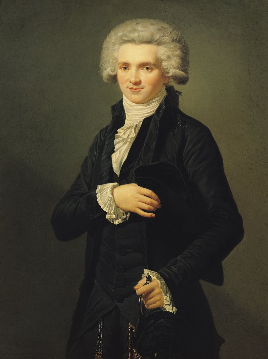 Maximilien de Robespierre (1758-94) 1791 (óleo sobre tela) de Pierre Roch Vigneron