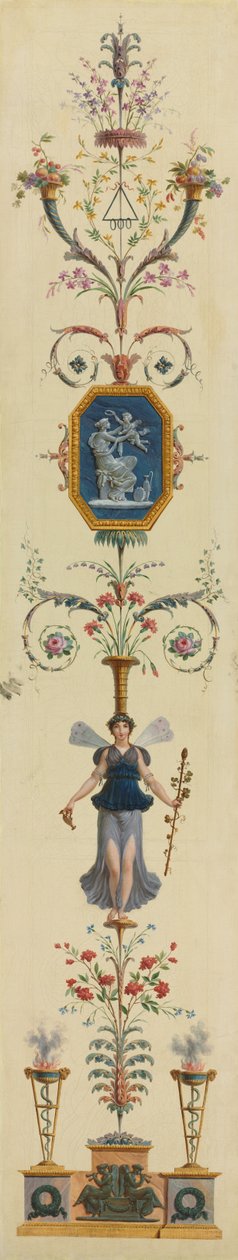 Painel decorativo, década de 1790. de Pierre Rousseau