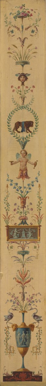 Painel decorativo, década de 1790. de Pierre Rousseau