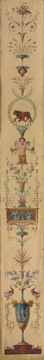 Painel decorativo, década de 1790. de Pierre Rousseau