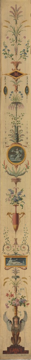 Painel decorativo, década de 1790. de Pierre Rousseau