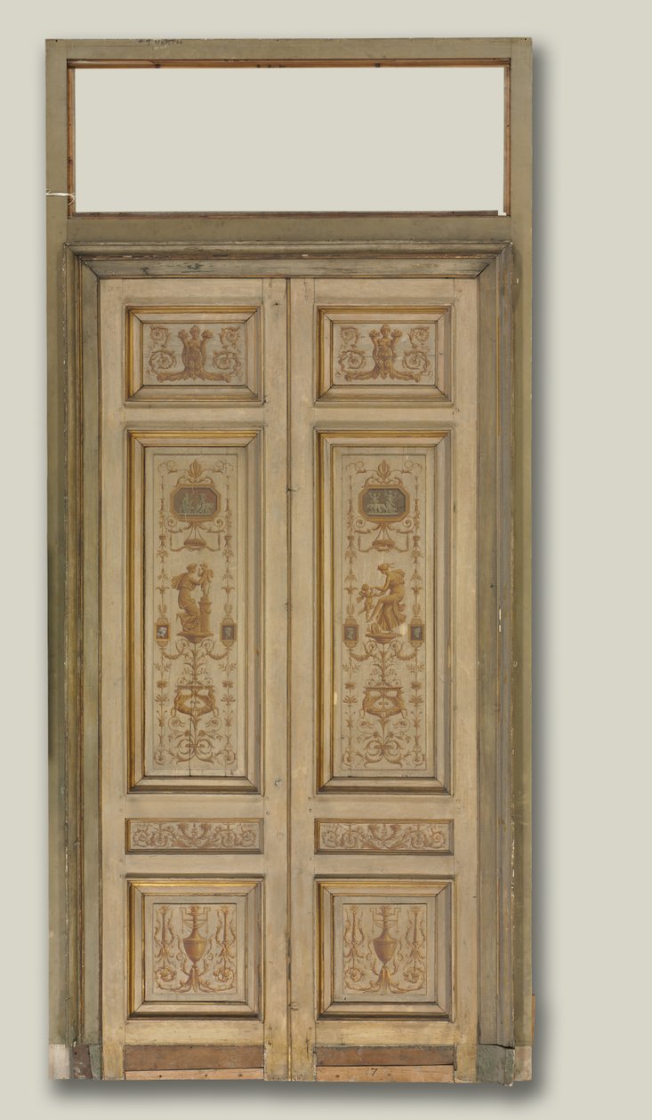 Portas de folha dupla, década de 1790. de Pierre Rousseau