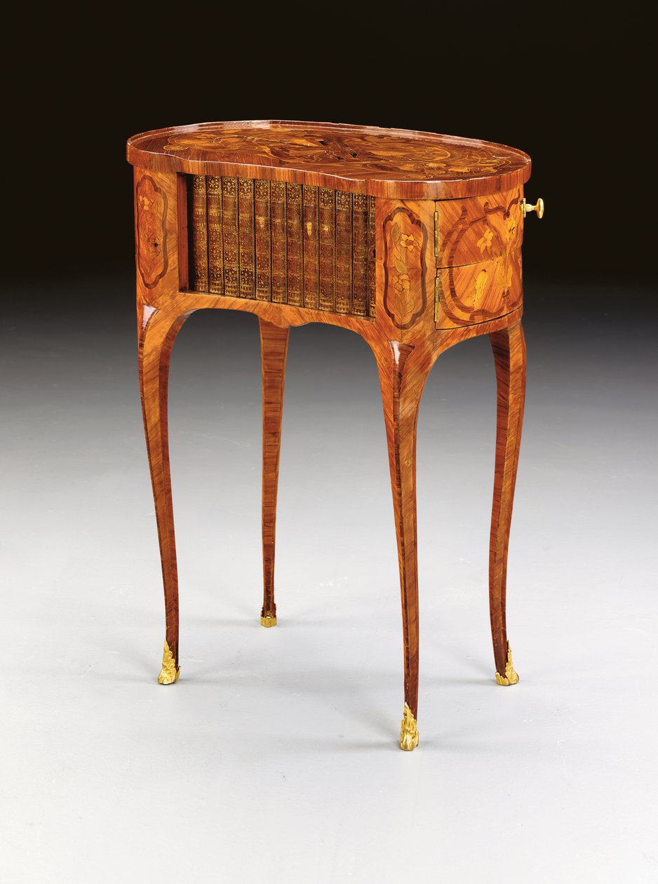 Mesa de escrita Luís XV, c.1750 de Pierre Roussel