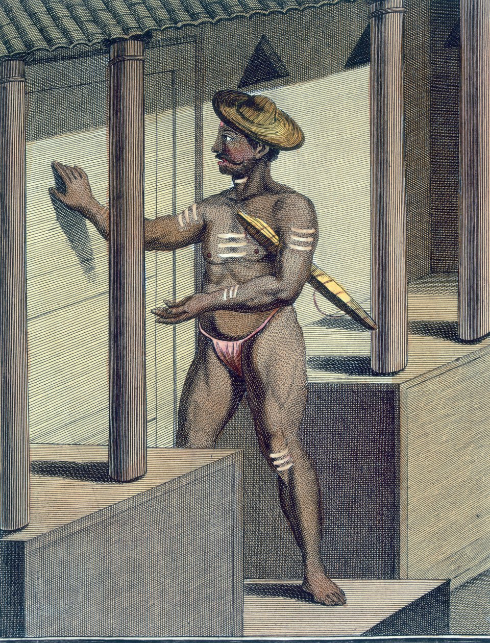 Carépatré Pandaron, gravado por Poisson, de &39;Journey to India and China&39; de Pierre Sonnerat