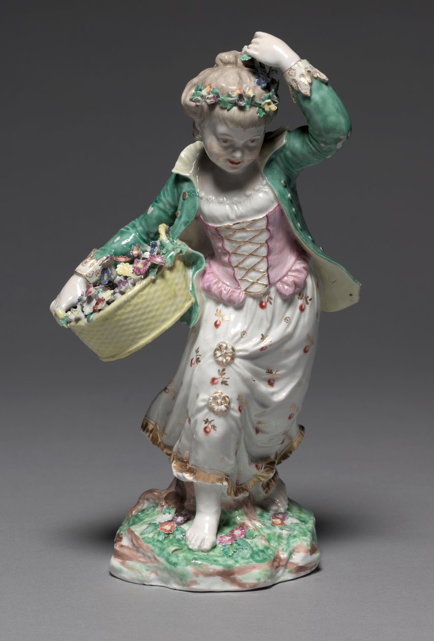 Outono, fabricado pela Bristol Porcelain Factory, c.1775 de Pierre Stephan