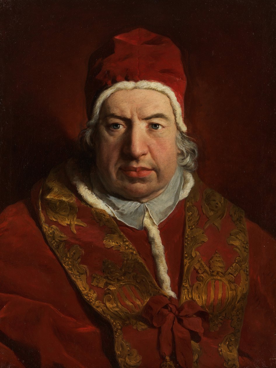 Papa Bento XIV Prospero Lambertini, 1675-1758, 1746. de Pierre Subleyras