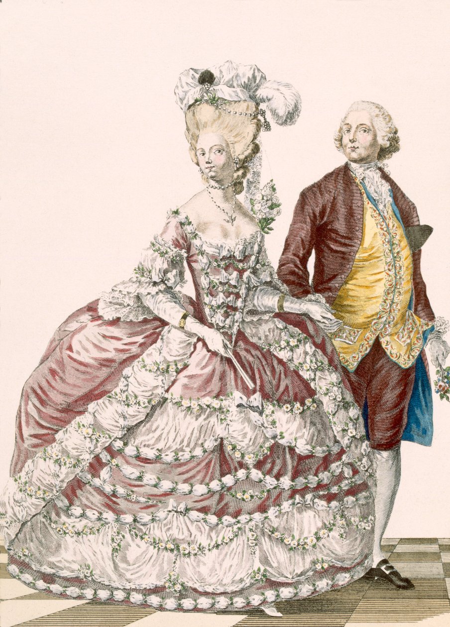 Vestido de noiva informal, gravado por Dupin, placa nº 88 da 
