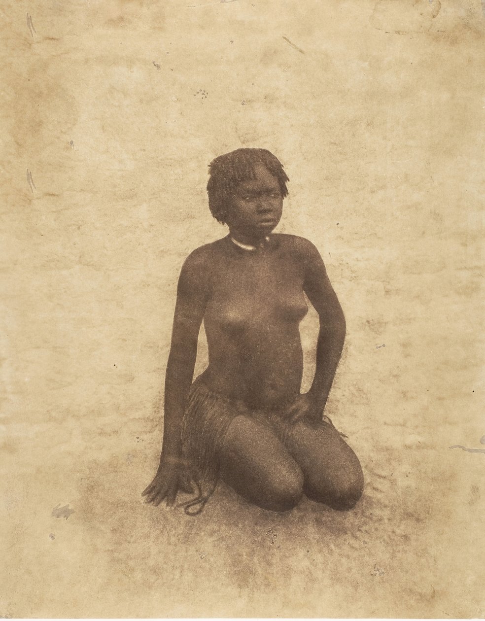 Jovem Nuba, 1853-54. de Pierre Tremaux