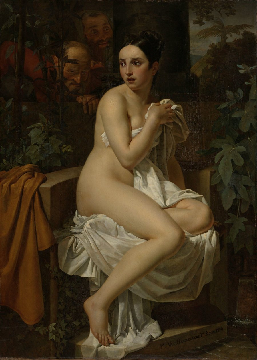 Susana e os Anciãos de Pierre Van Hanselaere