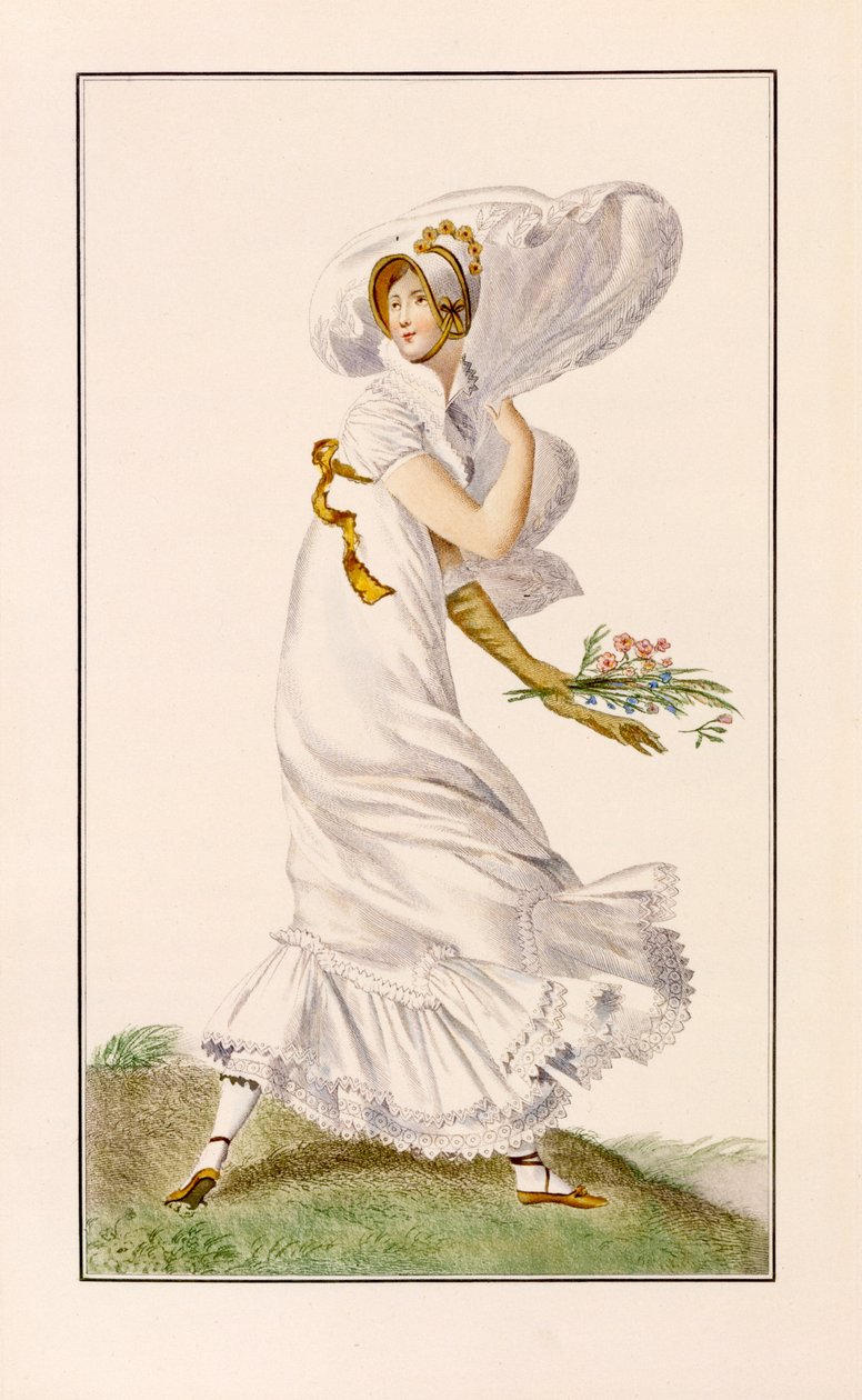 Vestido Chiffon Promenade, 1812 de Pierre de La Mesangere