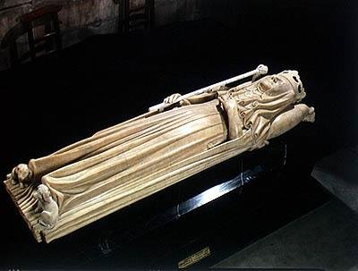 Túmulo de Isabella da Baviera (1371-1435) (mármore) de Pierre de Thury