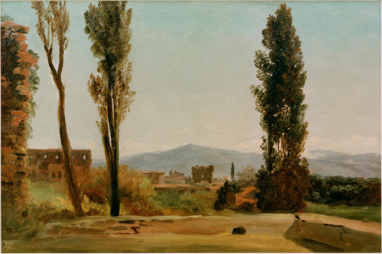 Nos Jardins Farnese: Os Três Choupos e o Monte de Pierre de Valenciennes