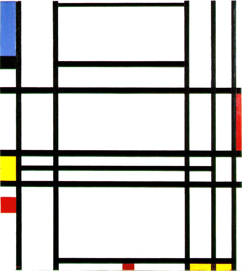 Composição 10 de Piet Mondrian